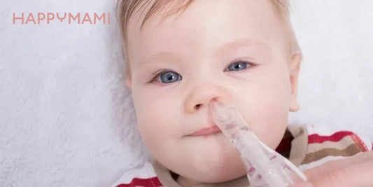 Blocked nose in babies and nasal rinsing