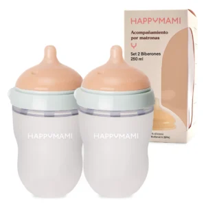 Set of 2 personalized baby bottles